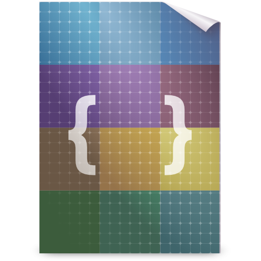 css, text icon