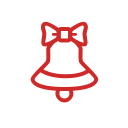 bell, christmas, glocke, lovely, ribbon, weihnachten, x-mas svg vector icon
