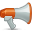 tell,friend,advertising,blog,shout icon