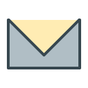 communication, email, gmail, mail, media, social svg vector icon