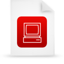 file,document,paper,red icon