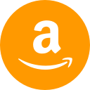 amazon, circle, ecommerce, round , shopping svg vector icon