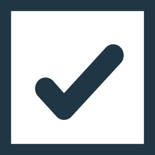 Checked svg vector icon