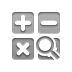 calculator,button,zoom icon