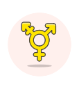 sign, transgender svg vector icon
