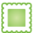 basic, green, stamp icon