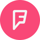 foursquare, logo svg vector icon