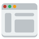 layout, window svg vector icon