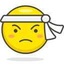 determined, face svg vector icon