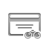 credit,card,binoculars icon
