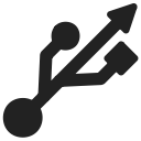 device, plug, usb svg vector icon