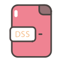documents, dss, dss , file, format svg vector icon