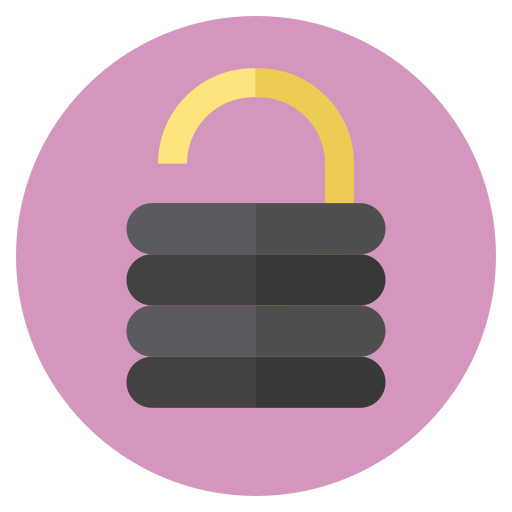Lock svg vector icon