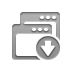 window,down icon