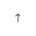 arrow, up icon