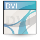 gnome,mime,application,dvi icon