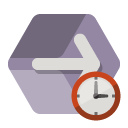 next,clock icon