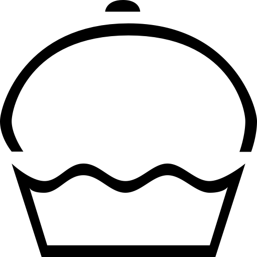 Cupcake svg vector icon