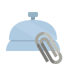 front,desk,attachment icon