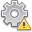 cog,error,warning,alert,wrong,exclamation icon