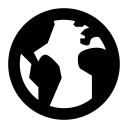 earth, global, world svg vector icon