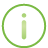 basic, green, information icon
