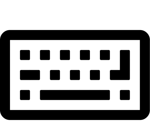 Keyboard svg vector icon