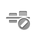 align,horizontal,center,cancel icon