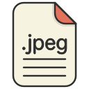 document, extension, file format, format, image, jpeg svg vector icon