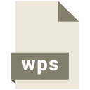 document, extension, file, format, wps svg vector icon