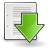 move,waiting,down,alternative,descend,download,fall,decrease,descending icon