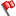 flag, red icon