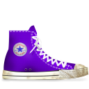 converse,lila,light,dirty,tip,energy,hint icon