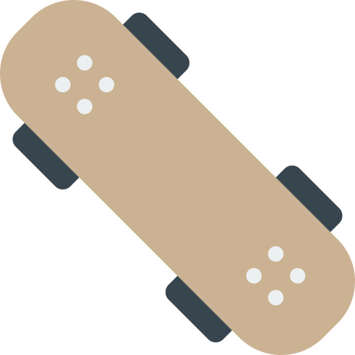 Skateboard svg vector icon