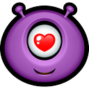 alien, avatar, cyclops, emot, face, monster, monsters, smiley icon