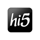 099319, hi, logo, square icon