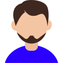 avatar, boy, cheerful, mark svg vector icon