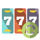 slot,machine,refresh icon
