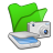 folder,green,scanner,camera,photography icon
