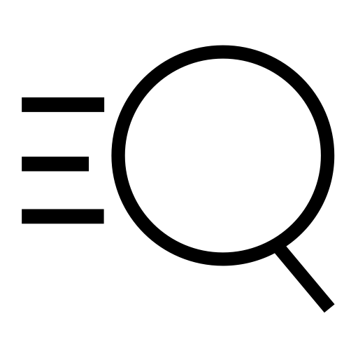 Column Search svg vector icon