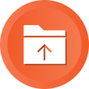 folder, up, update svg vector icon