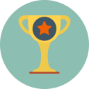 achievement, champion, trophy svg vector icon
