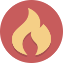 burn, fire, flame svg vector icon