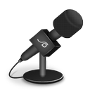 foam, mic icon