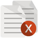 document,cross icon