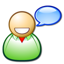 chat, dicussion board, forum, happy, references, talk, user icon