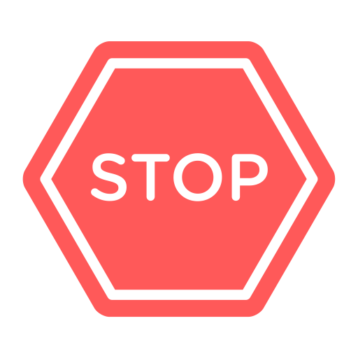 Stop It svg vector icon