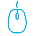 computer, controller, device, hardware, mouse svg vector icon