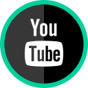logo, media, online, social, youtube svg vector icon