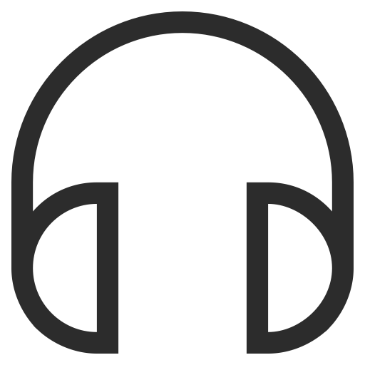 Headset svg vector icon
